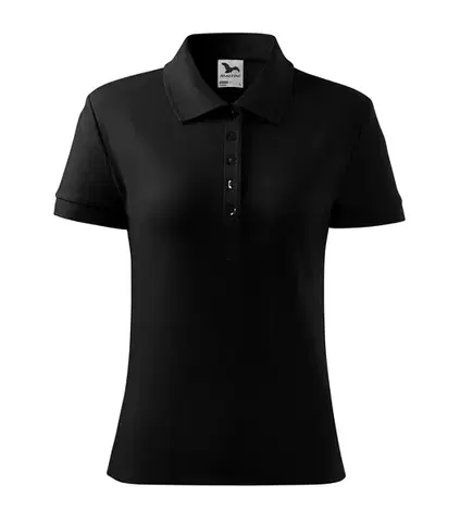 Pánske tričká MALFINI Dámska polokošeľa Cotton čierna M