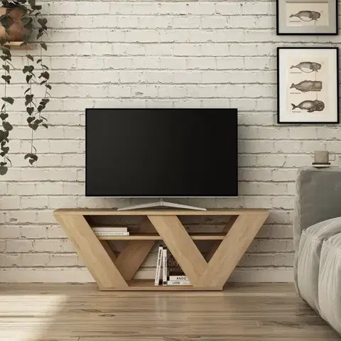 TV stolíky TV stolík Pipralla - Oak