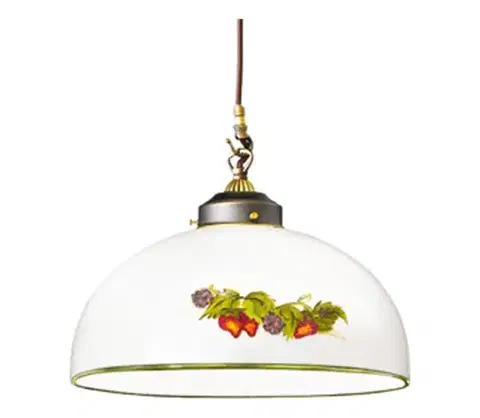 Svietidlá Kolarz 731.30.136 - Luster na lanku NONNA 1xE27/75W/230V pr. 30 cm víno/jahody 731.30.136