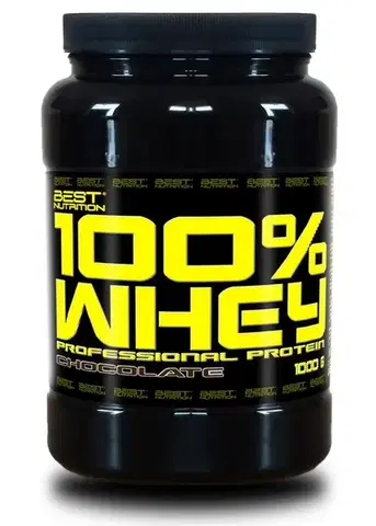 Proteínové koncentráty 100% Whey Protein - Best Nutrition 1000 g Vanilka
