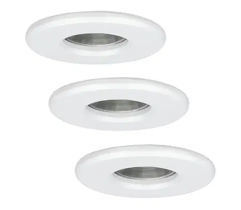 LED osvetlenie Eglo 94977 - SADA 3x LED kúpeľňové svietidlo IGOA 1xGU10/3,3W/230V IP44 94977