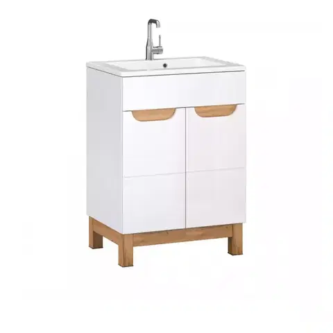 Skrinky pod umývadlo Kúpeľňová skrinka pod umývadlo Bafi 2D 60 cm
