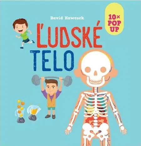 Leporelá, krabičky, puzzle knihy 10x POP UP: Ľudské telo - David Hawcock