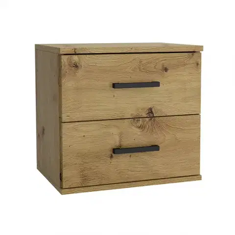 Všetky produkty Nočný stolík Goda II 2S artisan + čierna rukoväť