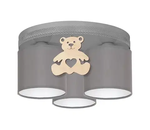Svietidlá  Detské stropné svietidlo BEAR 3xE27/60W/230V MLP4963