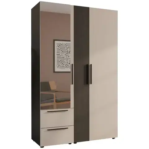 Šatníkové skrine Skriňa Moduklix Set 1 Piesok/Dub Cabezone