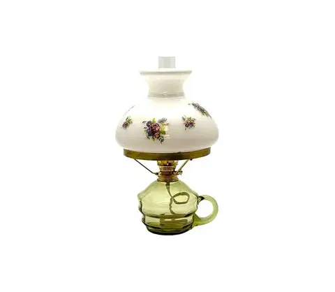 Lampy Floriánova huť Petrolejová lampa KLÁRA 34 cm lesná zelená 111-0180-1504-12-00-000