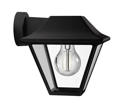 Svietidlá Philips 16495/30/PN - Vonkajšie nástenné svietidlo MYGARDEN ALPENGLOW E27/60W/230V 16495/30/PN