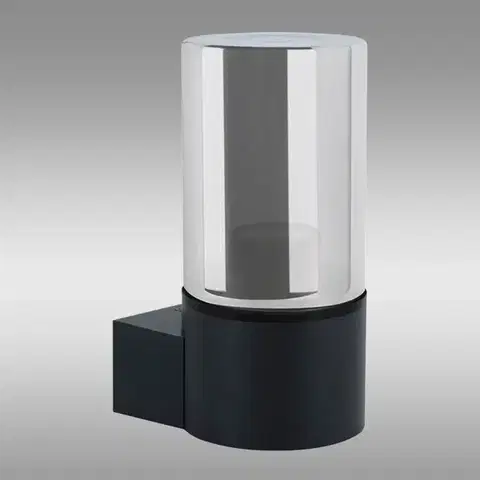 Vonkajšie moderné svietidlá Záhradná lampa Beryl 04598 E27 C BLA