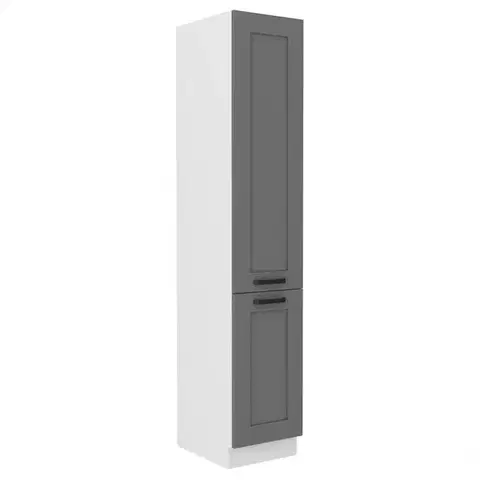 Kuchynské skrinky stojace Kuchynská skrinka Luna dustgrey/biela 40DK-210 2F