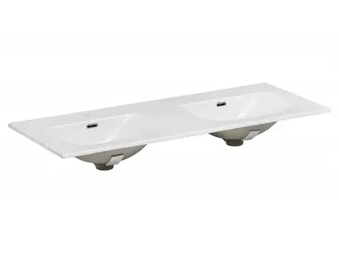 Umývadlá ArtCom Keramické umývadlo SKY 120D-8099 | biely lesk 120 cm