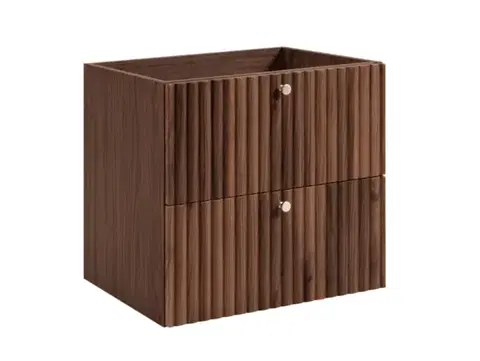 Skrinky do kúpeľne Elvisia Skrinka pod umývadlo BELLO Oak walnut | 60 cm