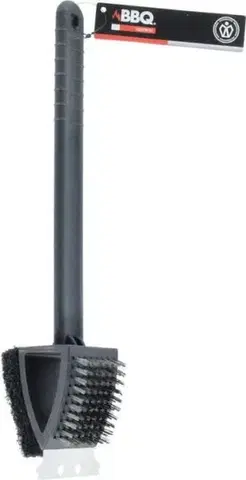 Záhradné grily Kinekus Kartáč na čistenie grilu 37 cm nerez/plast