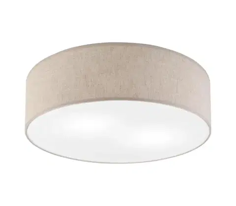 Svietidlá  Stropné svietidlo SIRJA 2xE27/15W/230V, priemer 45 cm, béžové LM-2.183/LINO NATURAL
