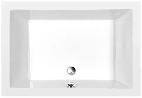 Vane POLYSAN - DEEP hlboká sprchová vanička obdĺžnik 110x75x26cm, biela 72883