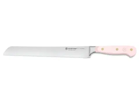 Zúbkované nože (na chlieb) WÜSTHOF Nôž na chlieb Wüsthof CLASSIC Colour - Pink Himalayan 23 cm 