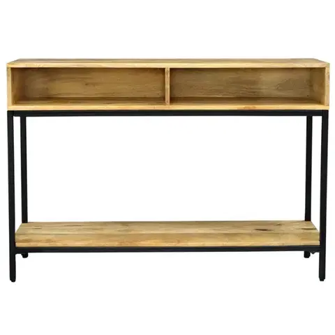 Konzolové stolíky Konzolový stolík Gita 110x76x35 indický masív mango