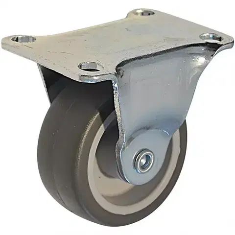 Príslušenstvo k nábytku Gumové nábytkové koleso 42 mm/15 kg pevne