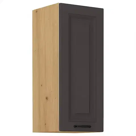 Kuchynské skrinky visiace Kuchynská skrinka STILO grafit mat/artisan 40g-90 1f