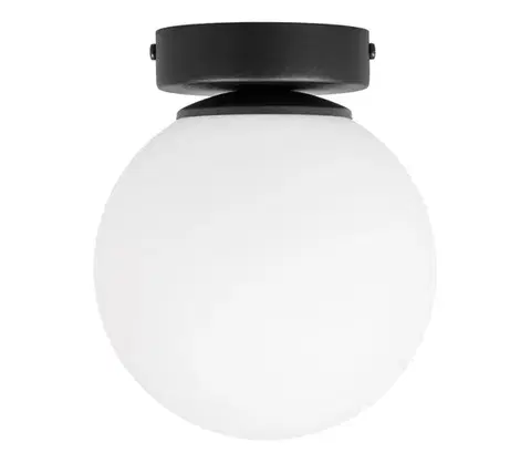 Svietidlá  Stropné svietidlo MOONLIGHT 1xE27/15W/230V pr. 16 cm čierne P-8020/1 BK