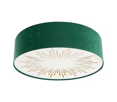 Svietidlá  Stropné svietidlo RAYS 2xE27/60W/230V pr. 60 cm zelená 090-500-60