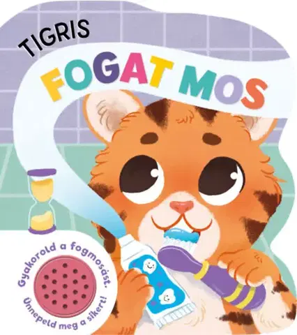 Leporelá, krabičky, puzzle knihy Tigris fogat mos - Hangmodulos könyv - Claire Mowat