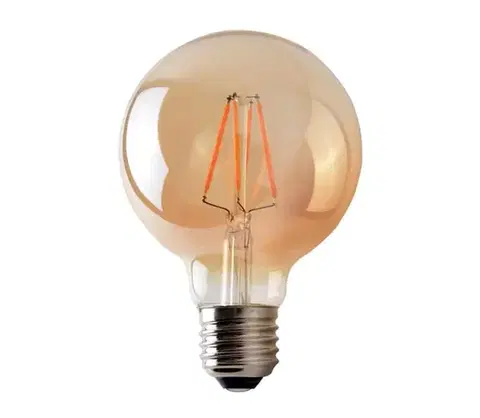 Žiarovky  LED Žiarovka LEDSTAR AMBER G95 E27/8W/230V 2200K ZL-FG9508-22