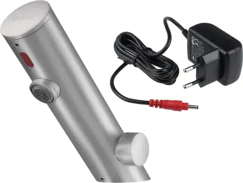 Kúpeľňové batérie DEANTE - Sense steel Umývadlová batéria, bezdotyková, vrátane regulácie teploty - 230/6V BQR_F29V