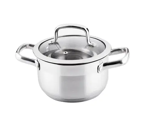 Panvice a hrnce Lamart - Hrniec s pokrievkou 18 cm nerez 42000341