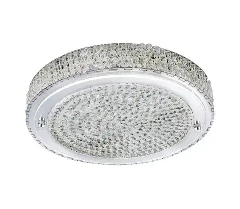 Svietidlá Searchlight 2714CC - LED Stropné svietidlo FLUSH LED/24W/230V pr. 40 cm chróm 2714CC
