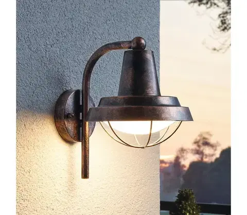 Záhradné lampy Eglo 94838 - LED Vonkajšie svietidlo COLINDRES 1xE27/8,5W/230V IP44 94838