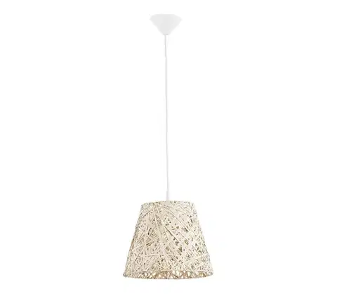 Svietidlá  Luster na lanku CANNUCIA 1xE27/15W/230V krémová 16443