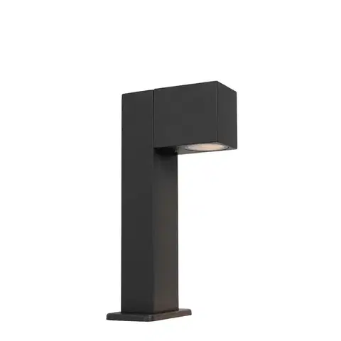 Zahradne stlpove lampy Priemyselná vonkajšia stojaca lampa tmavosivá 30 cm IP44 - Baleno