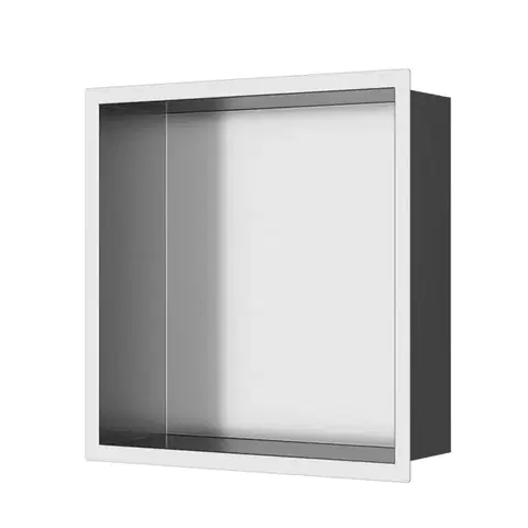 Regály a poličky Vstavaná polička SAT Aurum kartáčovaná oceľ 33x33 cm SATAURN3030BS SATAURN3030BS