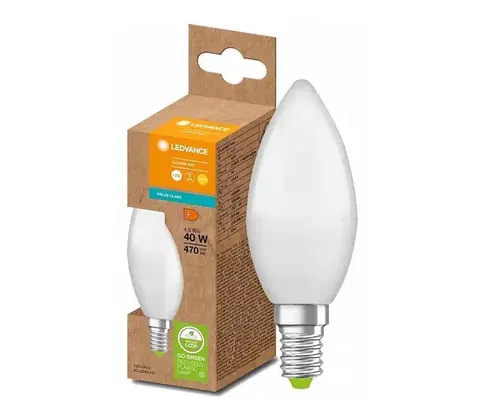 Žiarovky LED Žiarovka z recyklovaného plastu B40 E14/4,9W/230V 2700K - Ledvance 4058075824973