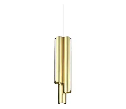 Svietidlá Ideal Lux - LED stmievateľný luster na lanku DORICA 3xLED/9W/230V CRI 90 pr. 9,5 cm mosadz 366494