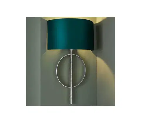 Svietidlá Endon 95222 - Nástenné svietidlo 1xE27/10W/230V modré/šedé 95222