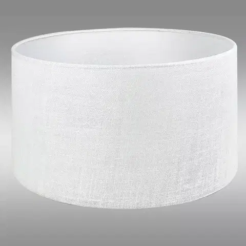 Lampy nad stôl do jedálne Tienidlo valček 9703 Biela štruktúra D40