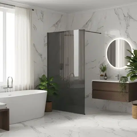 Sprchové dvere REA/S - Sprchová zástena Flexi Grey / Titan 140 KPL-K99480