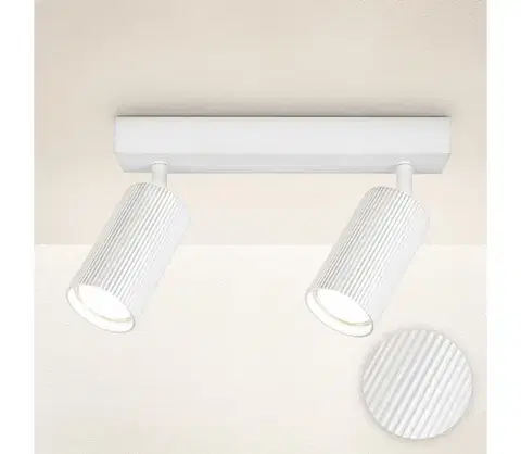Svietidlá BRILAGI - Bodové svietidlo SELE MODERN 2xGU10/30W/230V biela WO-MOD2-WHT