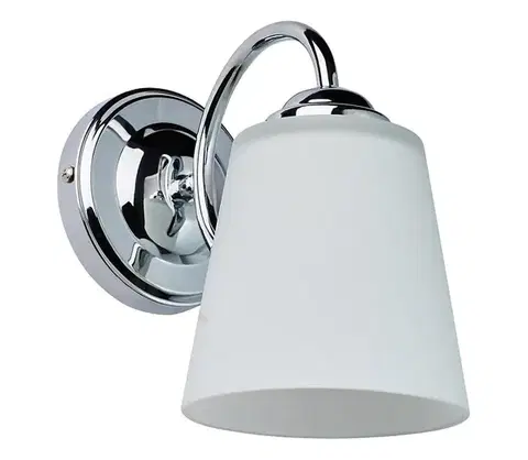 Svietidlá  Nástenná lampa PAFOS 1xE27/15W/230V lesklý chróm ML2259