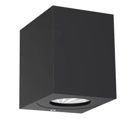 LED osvetlenie Nordlux - LED vonkajšie nástenné svietidlo CANTO 2xLED/6W/230V IP44 čierna 49711203