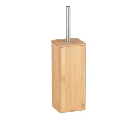 Svietidlá WENKO 24748100 - WC kefa BAMBUSA 10x37,5 cm hnedá 24748100