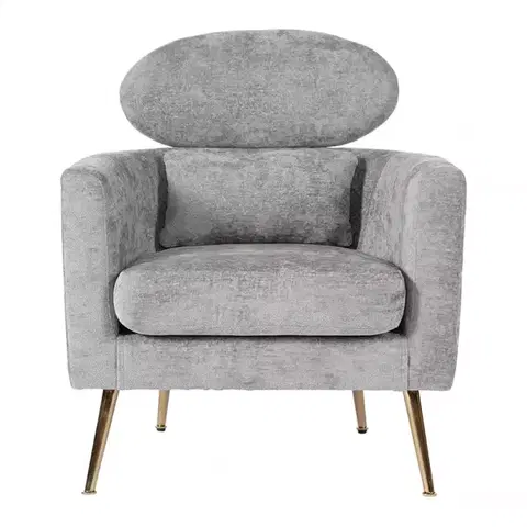 Moderné kreslá Kreslo Glamour sivý