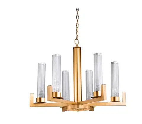 Svietidlá Kolarz 6009.80630 - Luster na reťazi RAGGIO 6xE14/25W/230V 24K zlato 6009.80630
