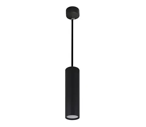 Svietidlá  Luster na lanku KARADON 1xGU10/30W/230V 17 cm čierna SKU013094