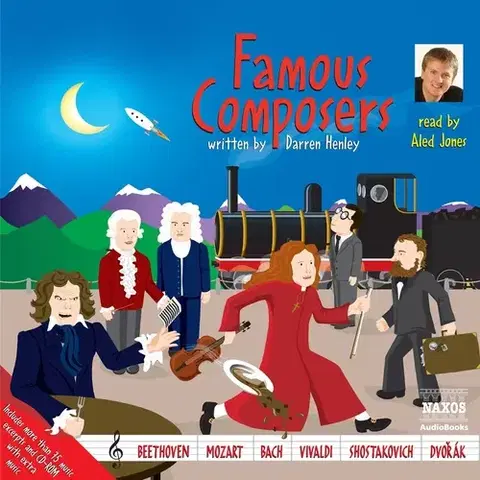 Svetová beletria Naxos Audiobooks Famous Composers (EN)