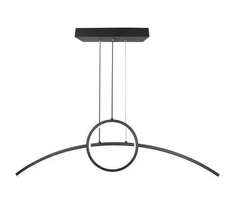 Svietidlá  LED Luster na lanku LED/30W/230V 4000K 88 cm čierna 6933