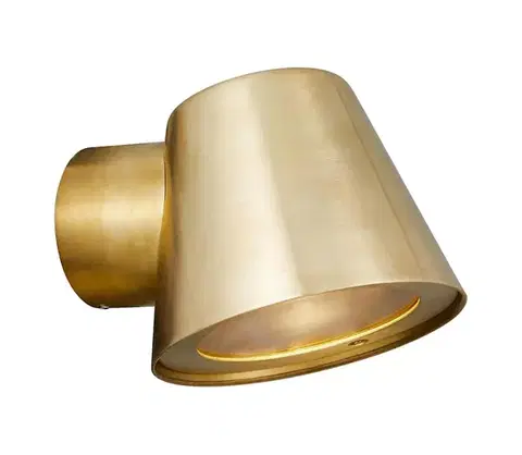 Svietidlá Nordlux - Vonkajšie nástenné svietidlo ALERIA 1×GU10/35W/230V IP44 mosadz 2019131035