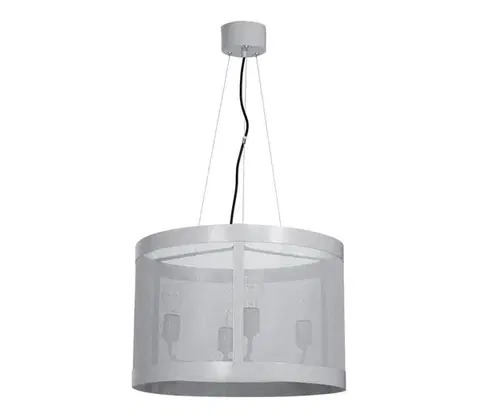 Svietidlá  Luster na lanku DRUM 4xE27/60W/230V 3984